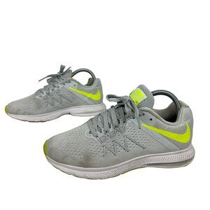 Nike Zoom Winflo 3 Running Shoes - Women's 8 US  Light Gray & Neon Yellow